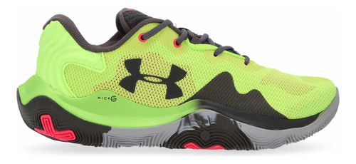 Zapatillas Under Armour Básquet Buzzer Verde