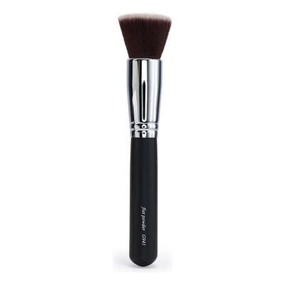 Goc, Brocha, Flat Powder, Brocha Para Polvo Compacto, G941 Color Negro | Envío gratis