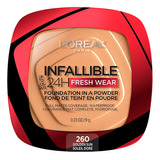 L´oréal Infallible Base En Polvo 9gr Tono Golden Sun 260