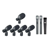 Kit Microfones Para Bateria K-8 Kadosh 8 Mic Com Maleta