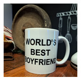 Taza World's Best Boyfriend The Office Cerámica Importada