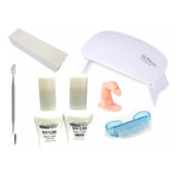 Kit Básico Para Esmaltado De Uñas Permanentes  Base Y Top