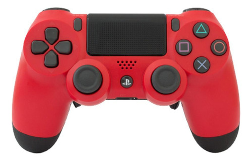 Controle Stelf Ps4 Red Casual Controle Sem Paddles