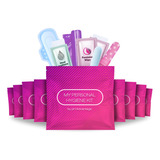 Kit Menstrual De Estilo Rosa, Paquete De 10 Unidades | Comod