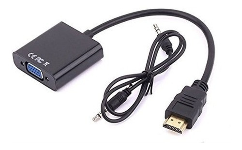 Cable Convertidor De Hdmi A Vga Con Audio Pasivo A U D I O