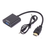 Cable Convertidor De Hdmi A Vga Con Audio Pasivo A U D I O