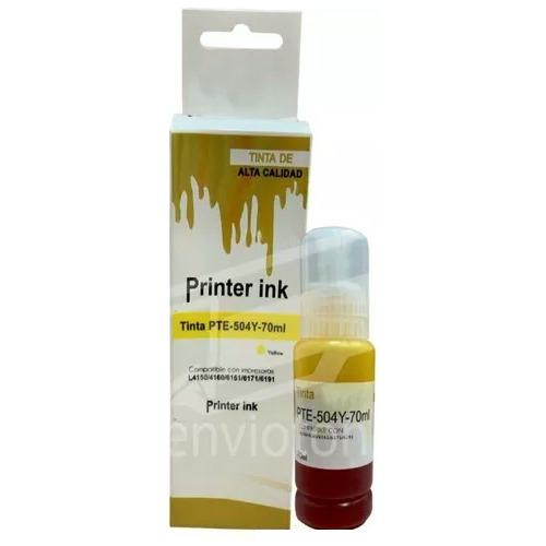 1pz Tinta Amarillas Compatible Epson T504y L4150 504 L4160 