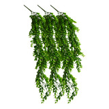 3 Pendente De Mini Ficus Folhagem Planta Artificial Premium