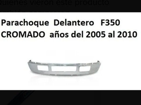 Parachoque Delantero Nuevo Cromado Ford F250 F350 2005-2010 Foto 4