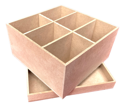 10 Caja De Madera ( Mdf) Para  Te Sencilla