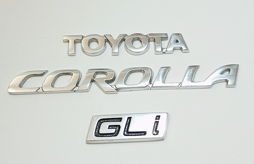 Emblema Toyota Corolla New Sensacin Gli Kit Metal Pulido  Foto 2