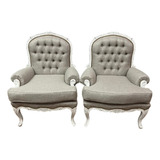 Par De Sillones Luis Xv Pettit De Living Disponible En Lino