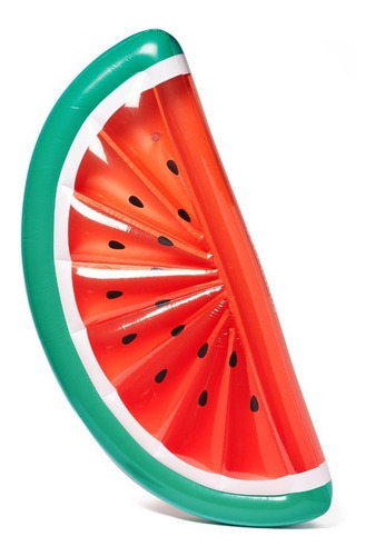 Sandia Gigante Salvavidas Inflable Para Alberca Color Rojo