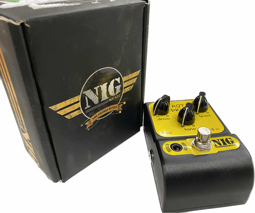 Pedal Hot Drive Phd Nig Guitarra Novo Original