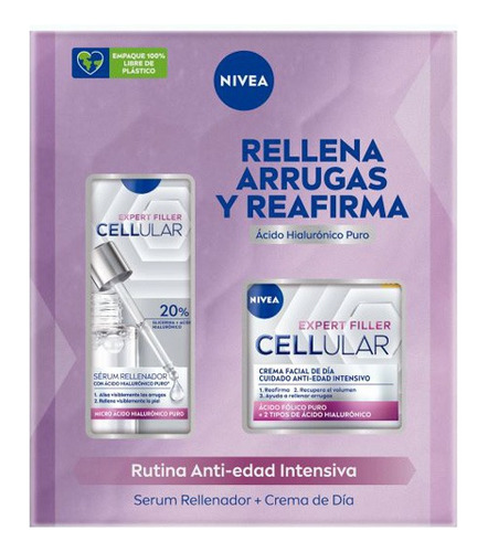 Pack Nivea Cellular Anti-edad: Crema Día 50ml + Sérum 30ml