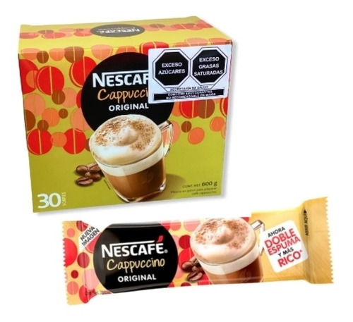 Cappuccino 30 Sobres De 20 Gr C/u Original