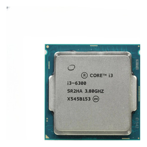 Procesador I3-6300 2 Núcleos 4 Hilos Lga1151 Cpu