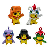 Pokemon Digimon Pikachu 5 Piezas Agumon 9 Cm Coleccion 