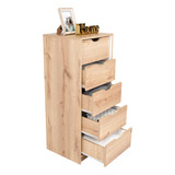 Organizador Brasilia Rta Design Cdb8711 2 Café Claro Y Blanco Duqueza Color Café Claro - Blanco