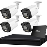 Kit 4 Camaras Seguridad Dahua Audio Vision Ir A Color + 1tb