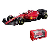 Burago Ferrari F1-75 #16 Charles Leclerc Fórmula Coche 1/43