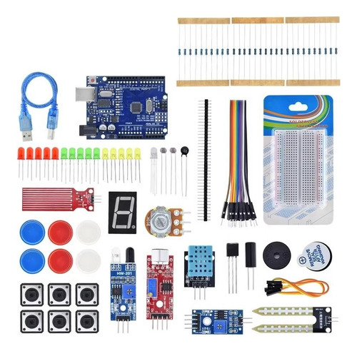 Kit Básico De Inicio Uno R3 Para Arduino Ide