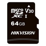 Cartão De Memória Hikvision 64gb Microsd C1 Series