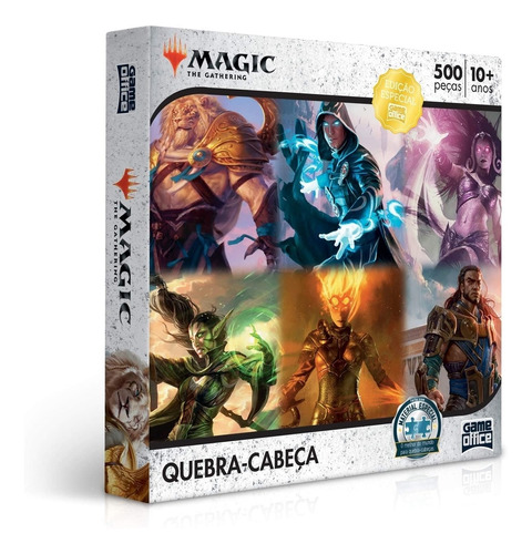 Magic The Gathering Puzzle Quebra Cabeça 500 Peças 47x34cm