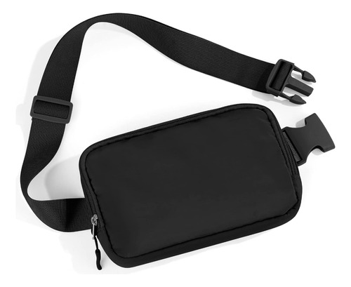 Deporte Waist Bag Al Aire Libre Casual Teléfono Waist Bag Negro