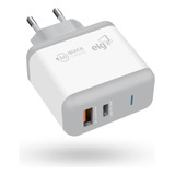 Carregador De Parede Turbo 18w Usb-a + Usb-c ELG Wc2s-pdqc