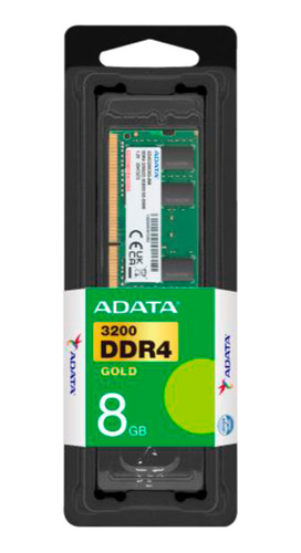 Memoria Ram 8gb Ddr4 3200mhz Adata Gold Para Portatil