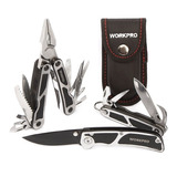 Kit 3 Herramienta Multifunción Pinza Navaja Cuchillo Workpro