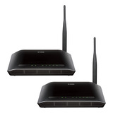 Kit 2 Roteador Wifi 150mbps Dir-610 Com Antena 5dbi D-link