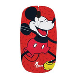 Mouse Inalambrico Usb Xtech Mickey Mouse Megasoft Caballito Color Negro