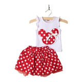 Niñas Conjuntos Prendas De Vestir Ropa Minnie Mouse Infantil