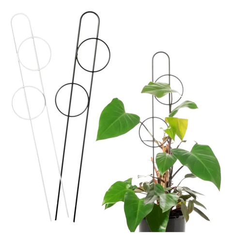 Kit 2 Tutor Vaso Trepadeira Jibóia Hera Suporte Planta 80cm