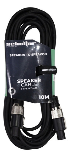 Cable Speakon Para Bocina Cal 14 De 10m Cobre Libre Oxigeno