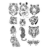 Diseño De Corte Tigre Png Dxf Svg Y Archivo Para Silhouett