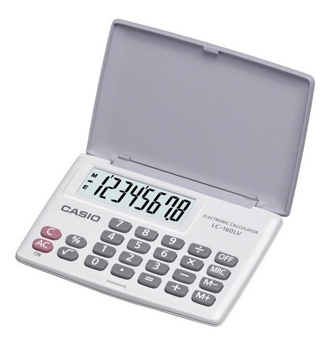 Calculadora Portatil Casio Lc 160lv-we 8 Digitos Original Nu