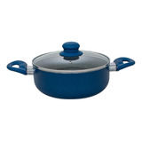 Panela Caçarola Antiaderente Cerâmica 22cm Genebra Blue