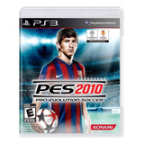 Jogo Ps3 Pro Evolution Soccer Pes 2010 Original Mídia Física