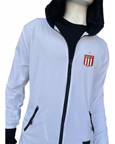 Campera Rompeviento Estudiantes De La Plata White