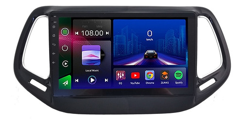 Stereo Gps Android Pantalla Jeep Compass 17-20 2+32 Carplay