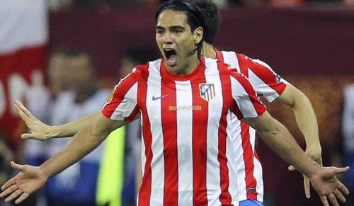 Camiseta Nike Atlético De Madrid Falcao 2011 - Usada