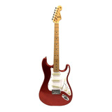 Guitarra Electrica Stratocaster Roja + Funda Acolchada Pua