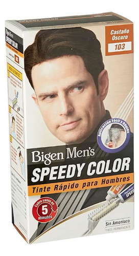 Tinte Bigen Men's Speedy Color Cabello · Castaño Oscuro S103