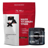 Hiper Mass Titanium 17500 - 1.4kg + Creatina Turbo - 150g