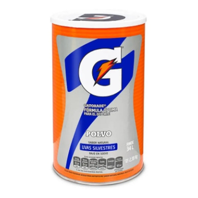 Gatorade En Polvo Uva 2.38kg Rinde 34 L Color Uva | Envío gratis