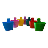 Maceta Balconera Colgante Plastica Balcon Colores Pack X 5