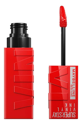 Labial Líquido Maybelline Superstay Vinyl Ink,  25 Red-hot